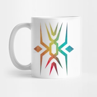 Rainbow geometric design Mug